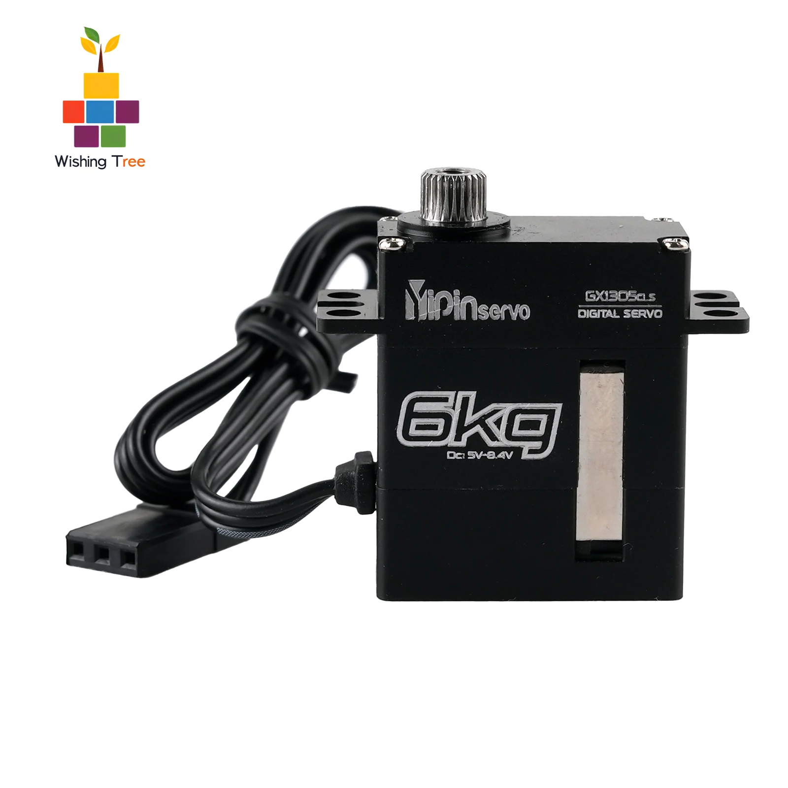 

Цифровой сервопривод GX без сердечника, цельнометаллическая шестерня, 6 кг, крутящий момент 180/270 °