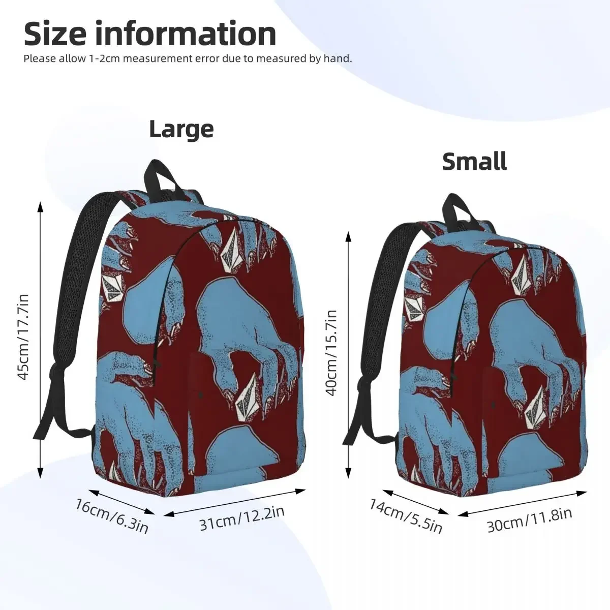 Volcoms Stone Logo Sports Lover Stone Casual Backpack Sports High School Hiking Travel Daypack for Men Women College Canvas Bags