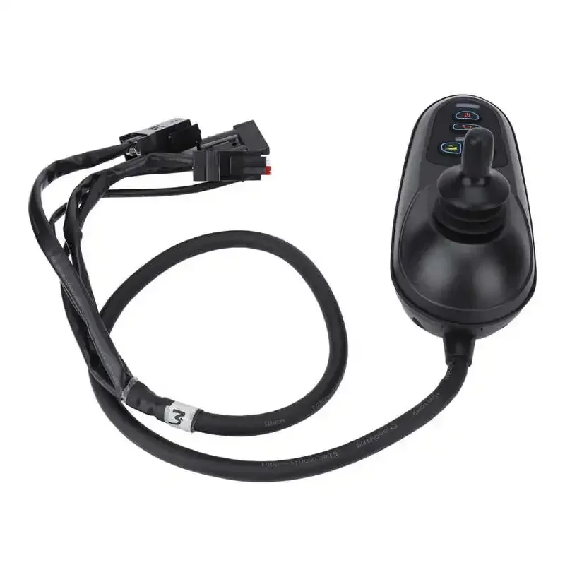 Control remoto inalámbrico para silla de ruedas eléctrica, controlador de Joystick, cambio suave, función de estacionamiento EABS, alta seguridad,