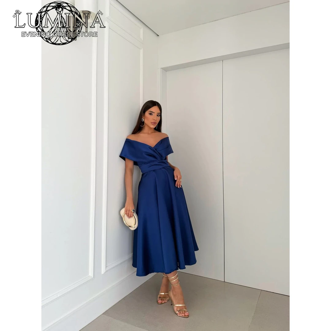 

Lumina Custom Made Brand Dresses for Special Occasions Card Shoulder Pink Dress Elegant Luxury Designer Evening Dress 2026 Woman