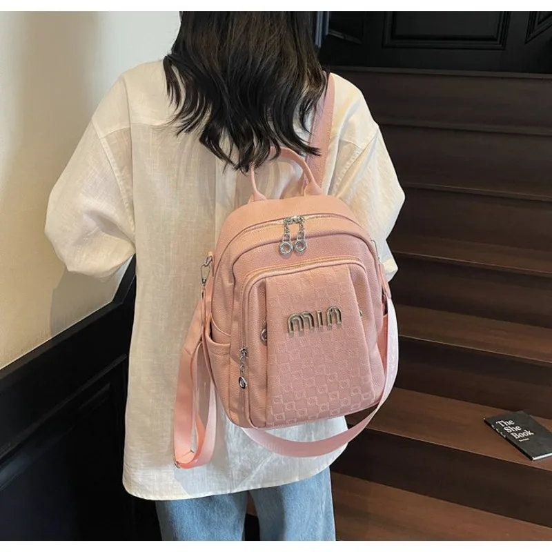 حقيبة نسائية جذابة كاجوال بكتف واحد رائعة ومحمولة على الموضة للطلاب حقيبة كروس على طراز الحرم الجامعي للتنقل فريدة من نوعها #4