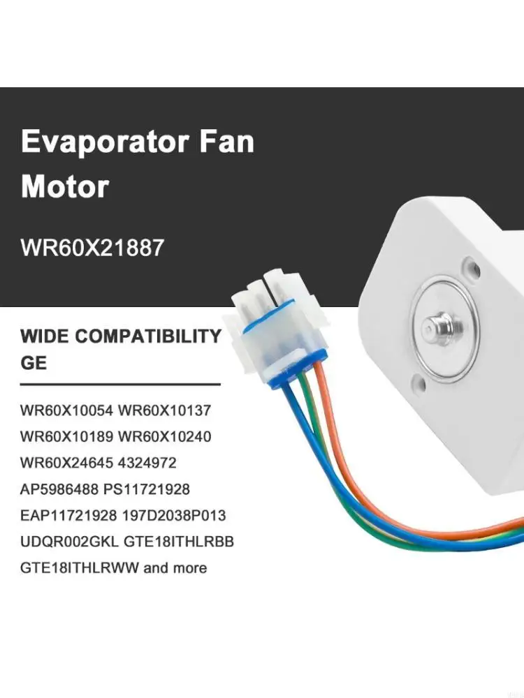 

M6CB WR60X21887 Замена двигателя вентилятора испарителя холодильника в сборе для WR60X10137 WR60X10054 WR60X10189 115 В 60 Гц