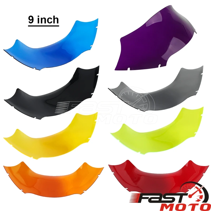 Purple Red Windshield Fairing Windscreen Wind Air Deflector For Harley Road Glide FLTRX PC 7