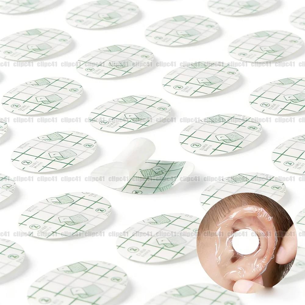 100Pcs Waterproof Ear Protector for Baby Kids Children Adult Swimming Cap Disposable Shower Ear Sticker Swimming Cover Ear Paste