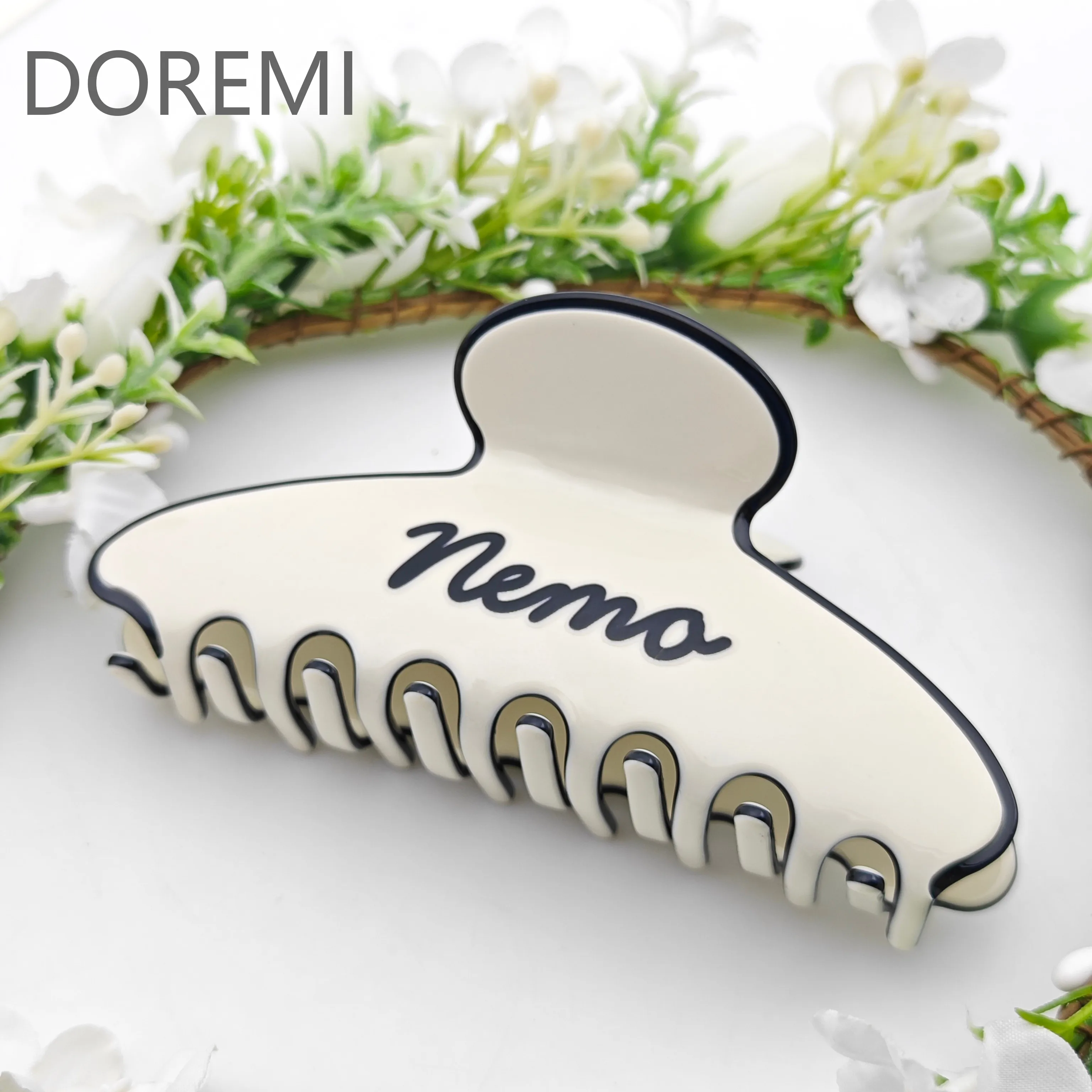 مشابك شعر أنيقة من Lateefah بأسماء قابلة للتخصيص، ومخالب شعر مخصصة، ومخالب شعر مخصصة، وأسماء هدايا لوصيفات العروس، ومشبك شعر #5