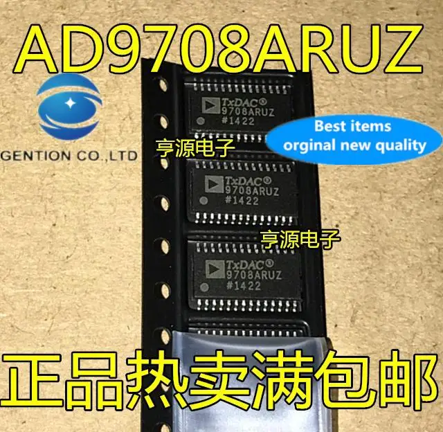 

10pcs 100% orginal new in stock AD9708 AD9708ARU AD9708ARUZ 9708ARUZ digital-to-analog converter chip