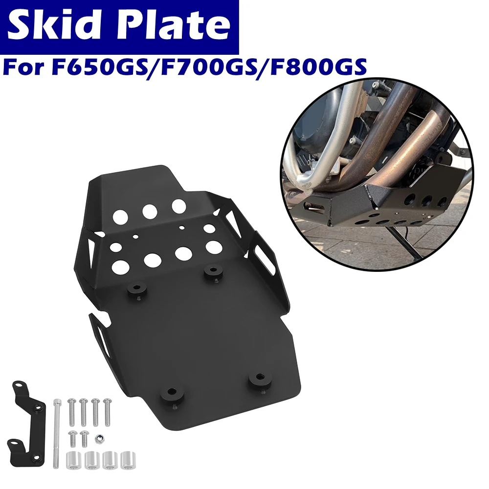 Motorcycle Engine Protective Skid Plate Cover For BMW F650GS F 650GS F650 GS Belly Pan Cover Bash Plate Protection F700GS F800GS