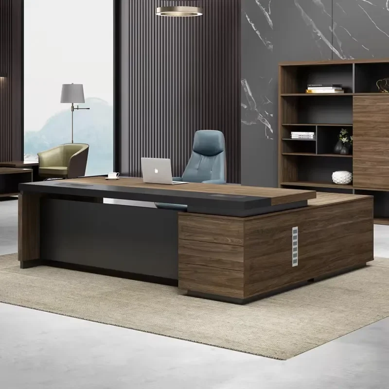 durable Highend Computer Lap Desk Wooden Office Table Office Furniture Desk Melamine Mdf Table Executive Office Desk and