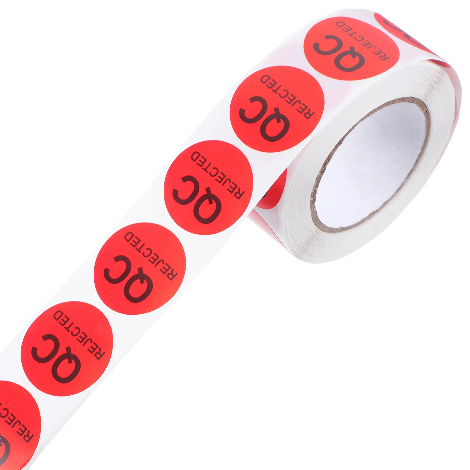 

Круглые наклейки QC с черным текстом для контроля качества, с четкой маркировкой статуса тестирования и инспекции, для склада