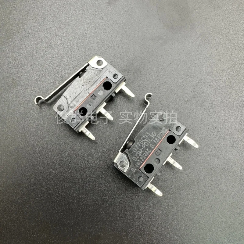 5PCS/ D2SW-P01L3D micro switch r handle waterproof and dustproof 3 pointed feet 0.1A reset limit stroke