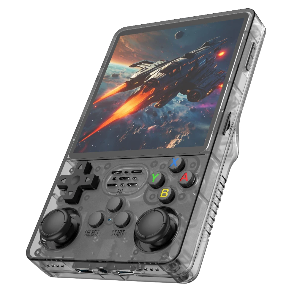 BOYHOM Großbildschirm Linux OS Retro-Spielkonsole R3 6S Plus 4,0-Zoll-IPS-Bildschirm WLAN für Tragbaren Video-Player
