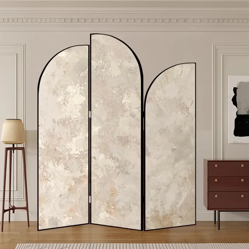 French screen vintage floral partition, foldable sofa feature wall, movable bedroom, room concealment for home living room