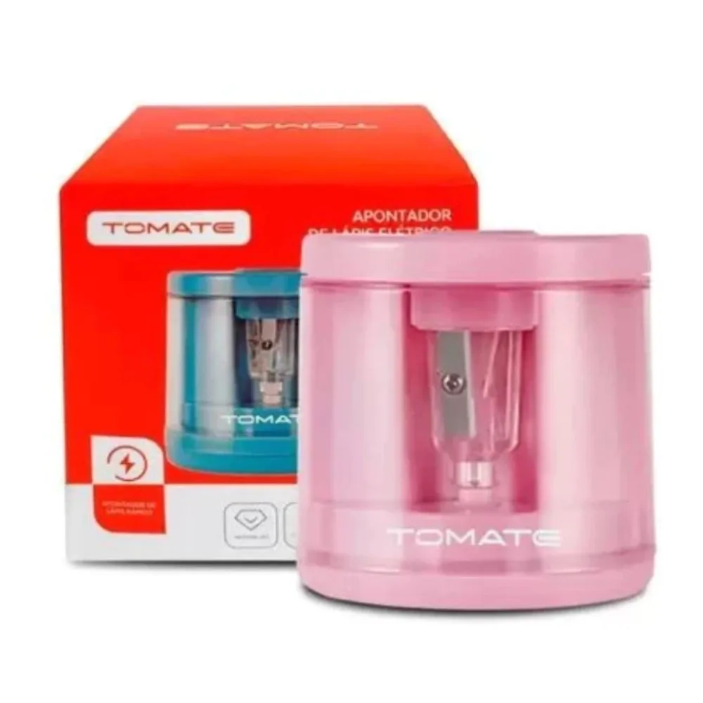 Two-hole Electric Pencil Sharpener Switch Battery Charging Automatic Pencil Sharpener Portable Pencil Sharping Tool