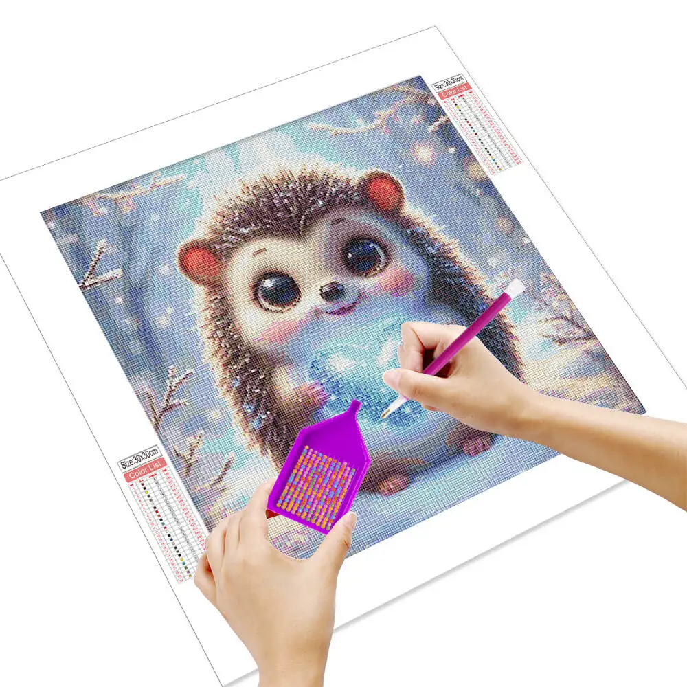 Huacan 2025 مجموعة جديدة لوحات الماس دولفين السماء الماس التطريز البحر الغروب فسيفساء لوحات الديكور الفنية