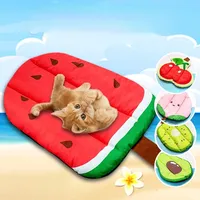 Dog Mat Cooling Summer Pad Mat Dogs Cat Blanket Sofa Breathable Cold Pet Dog Bed Summer Washable Small Medium Large Dogs Ice Pad