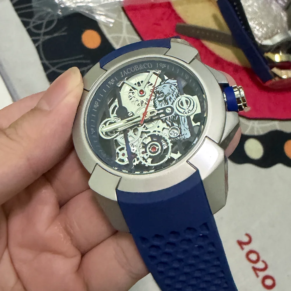 AAA Hot Top AAA Jacob & Co Original Brand Watches For Mens Classic Lion Dial Multifunction Watch High Quality AAA Male Clock