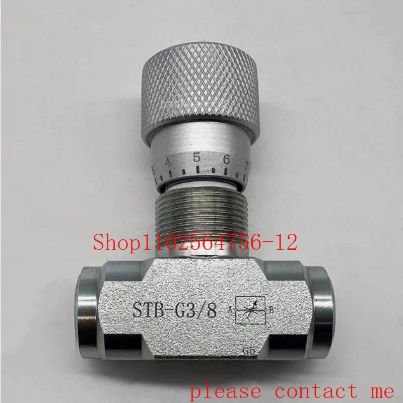 

1pc Sell Flow Control Hydraulic Throttle Valve STB-G1/4 STB-G3/8 STB-G1/2 STB-G3/4 STB-G1