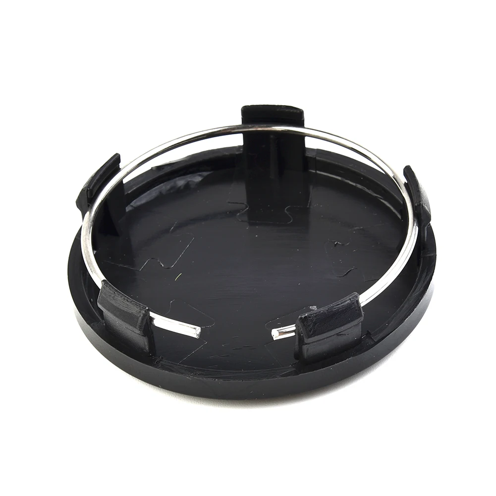 Wheel Hub Center Cap Cover High Quality 4x 60mm Universal14.5mm Height ABS Accessories Appearance Black Silver