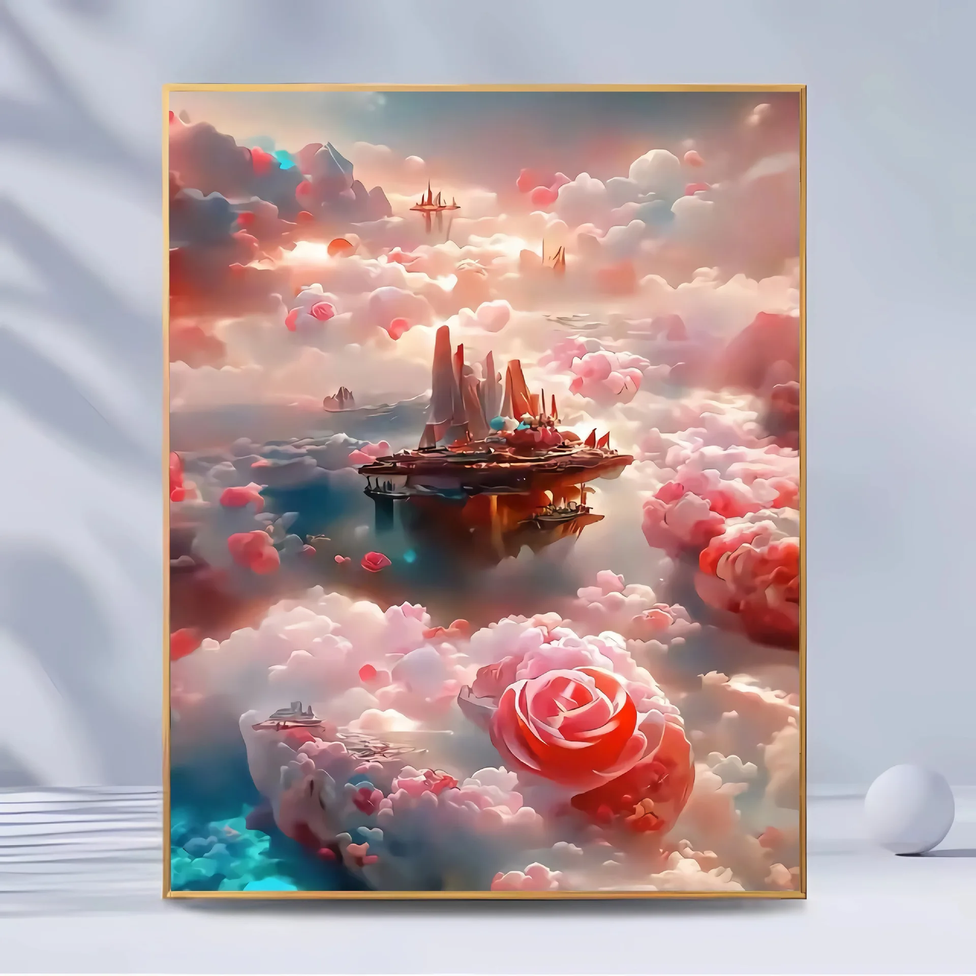 

4590061 Digital oil painting living room decorative painting sofa background wall hanging painting