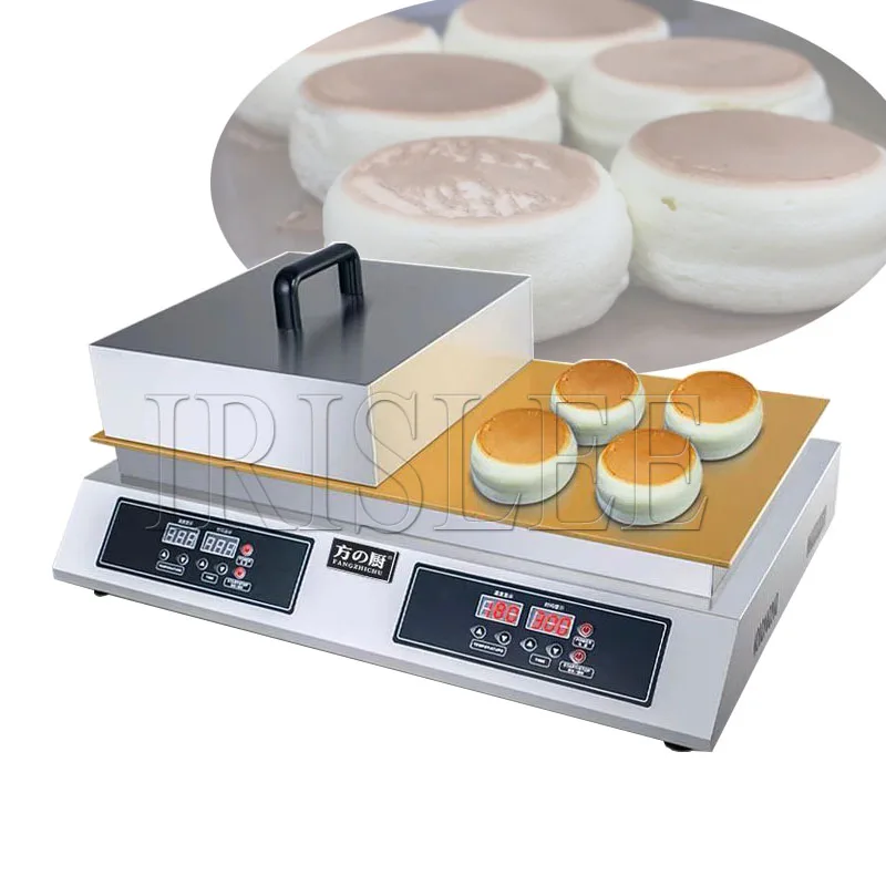 110v 220v Commercial Use Digital Display Double Plates Japanese Souffler Maker Souffle Machine Fluffy Waffle Maker Pancakes