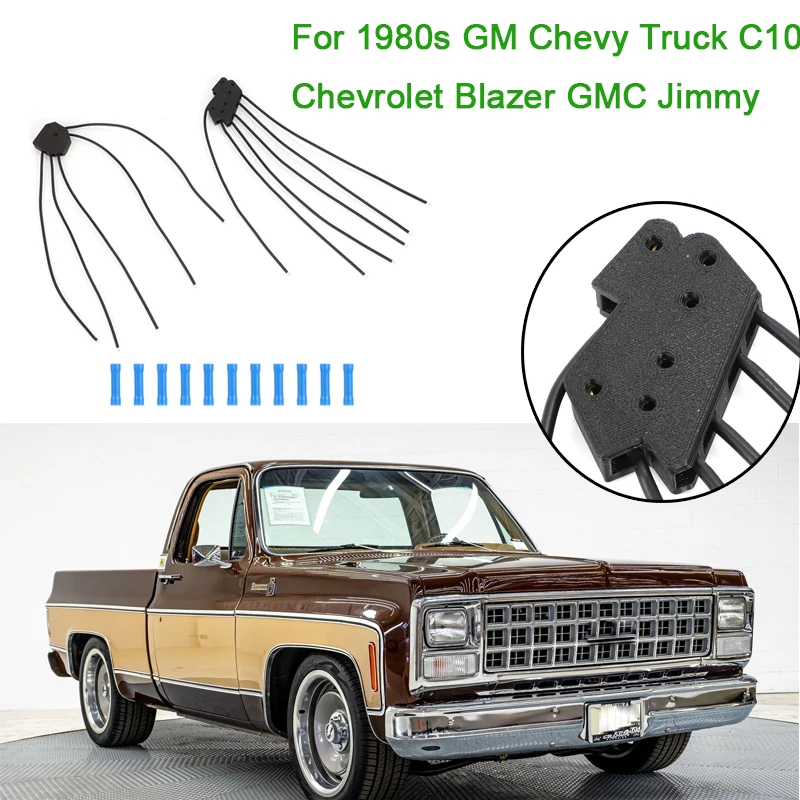 Kit de interruptor de janela elétrica do carro fio trança conector plug fiação para 1980s gm chevy caminhão c10 chevrolet blazer gmc jimmy