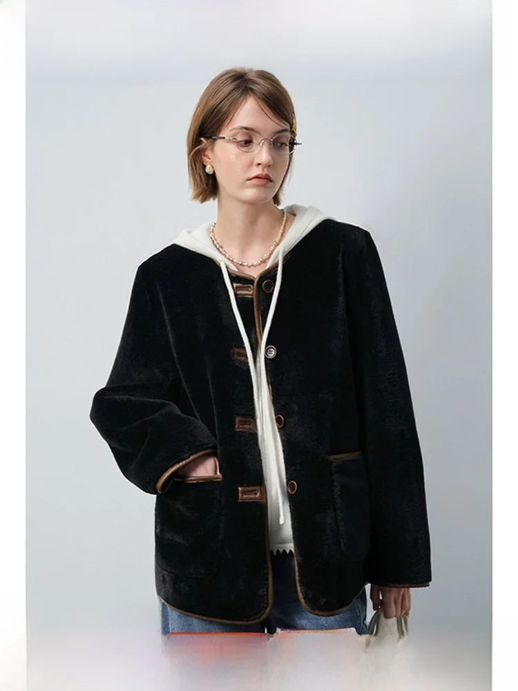 

Женский кардиган Rui больших размеров, свободный крой, весенняя новинка, теплый оттенок, для полных женщин, повседневный, для фигуры типа «груша»