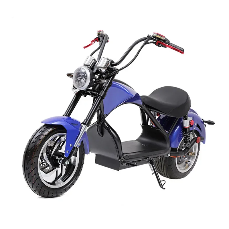 Two-wheeled battery car big tire Harley electric car adult transportation two-wheeled electric motorcycle 5 sets