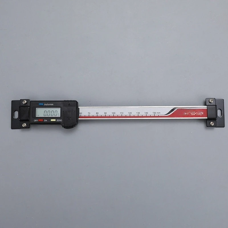 Electronic digital display horizontal scale 0-100-150-200-300 vertical displacement positioning grating scale