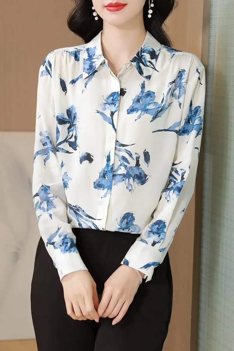 

New elegant Women's Blouses ladies shirts Blusas Mujer Long Sleeve Shirts causal Tops