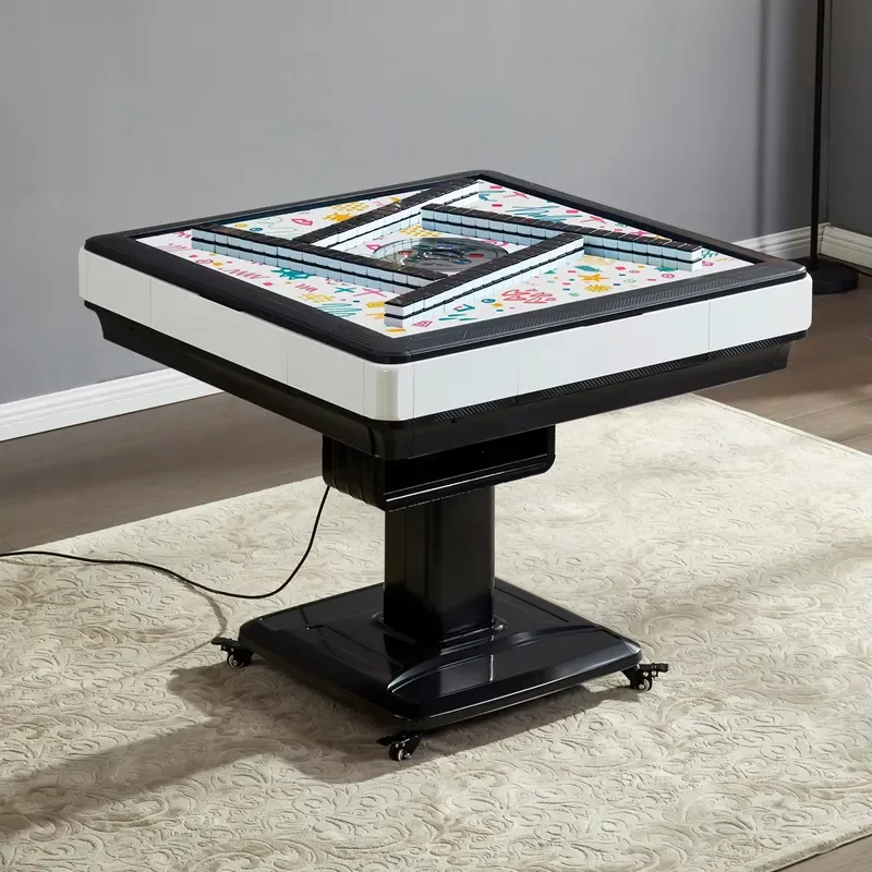 

【CHIMU HOME】 Fully Automatic Folding Mahjong Table Dining Table Home Mahjong Table for Entertainment and Leisure