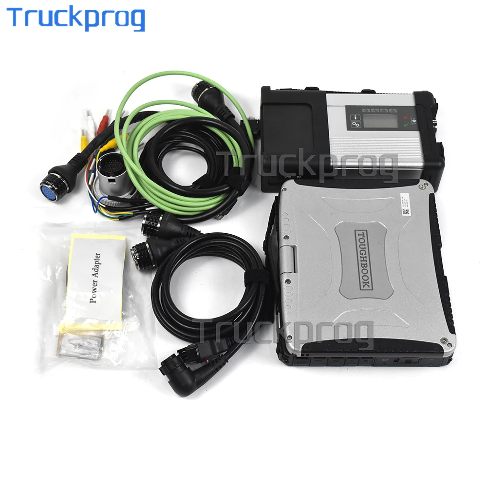 CF19 Laptop+For benz car truck diagnostic tool MB Star Xentry das wis MB Star C5 Multiplexer pk Mb Star C4