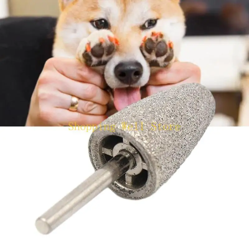 1個/5個入り 電動ペット用ネイルグラインダー交換ヘッド 犬用爪切り グルーミング 中型・小型子犬用トリマー用品