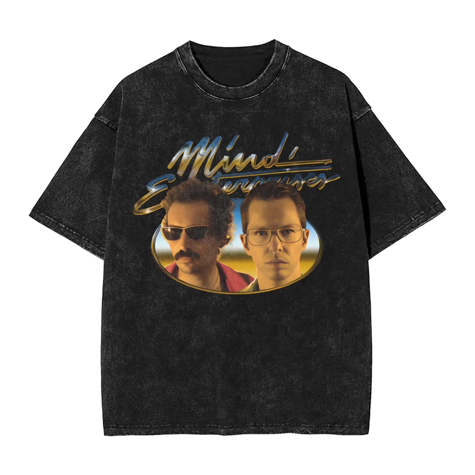 Man T-Shirt Mind Enterprises Washed T Shirts Hip Hop  Summer Tees Y2K Classic Simple Casual Tops New Arrival
