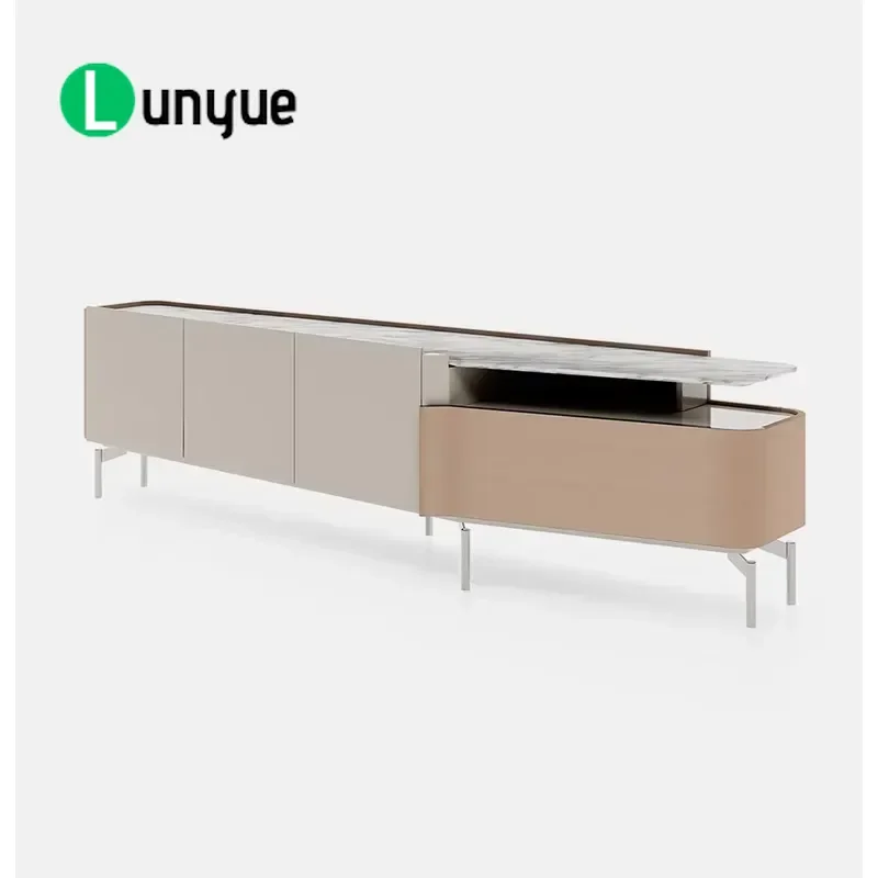 Modern Buffet Dining Table Sideboard for Living Room Storage Cabinet Console Table with Drawers Home Furniture Decor