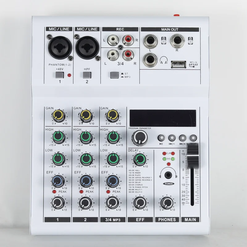 Professional 4 Channel Mixer Wholesale Factory Direct Hot Selling Multi Spec