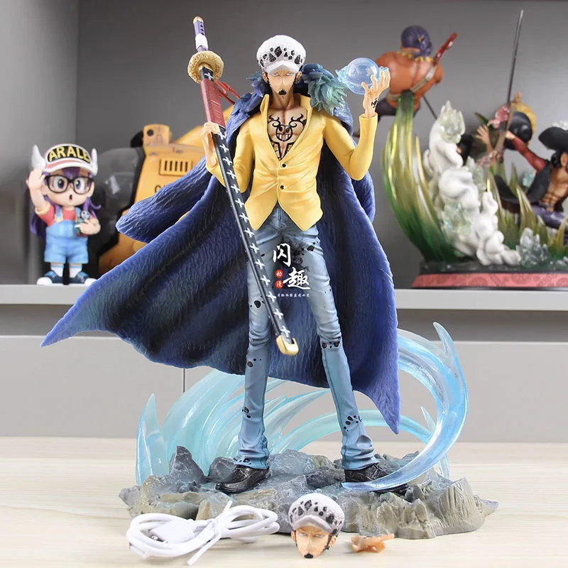 أنيمي قطعة واحدة عمل الشكل قطعة واحدة ترافالغار د. قانون المياه التماثيل 25 سنتيمتر مانغا تمثال الطرفية نموذج الحلي اللعب هدية