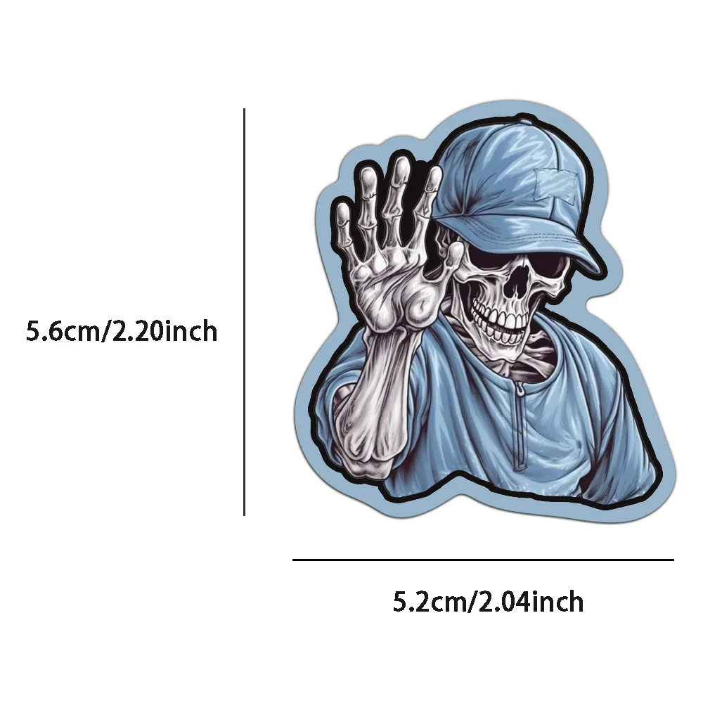 55ชิ้นโครงกระดูกเคสโทรศัพท์รูปการ์ตูนตลกสติกเกอร์ตกแต่งสมุดบันทึก