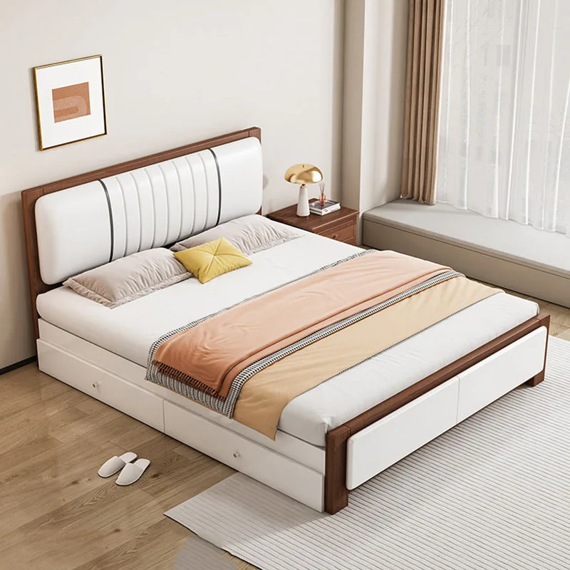 Sleeping Princess Bed Bedroom Mobile Wooden Girls Design Floor Modern Luxury Bed Children Letto Matrimoniale Home Furniture