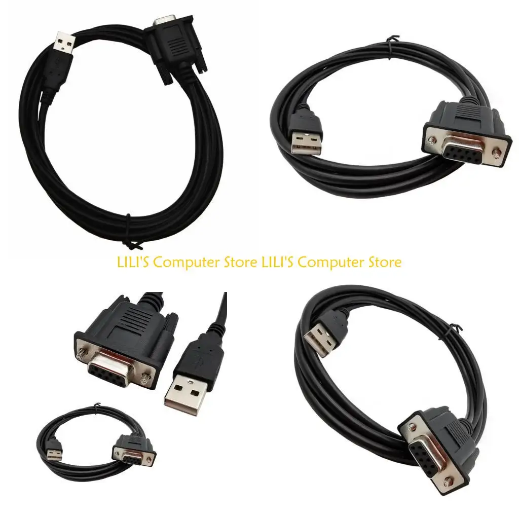 A52B كابل USB موثوق به إلى RS232 كابل تسلسلي USB إلى RS232 محول لتوافق الأجهزة المتعددة الاستخدامات سهولة اتصال الجهاز