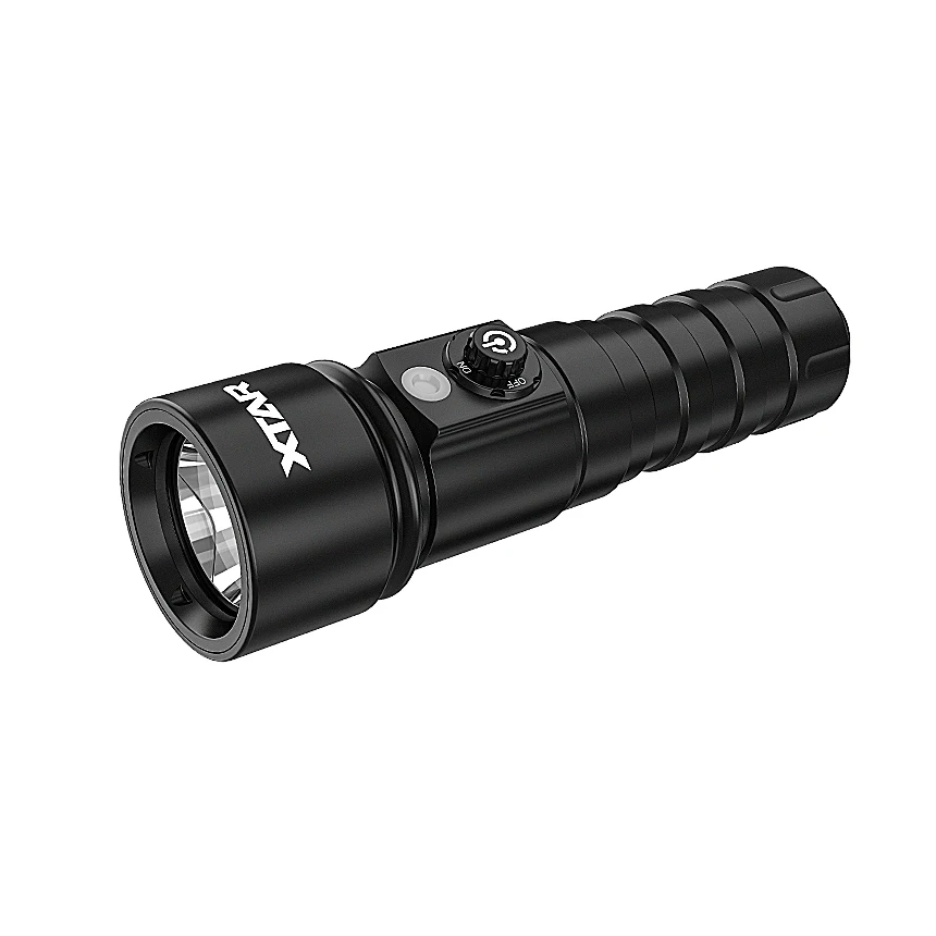 XTAR Diving Flashlight D26 1100 Lumens Diving Depth 100m Waterproof Dive Light Spearfishing Lamp LED Flashlight 18650 Battery