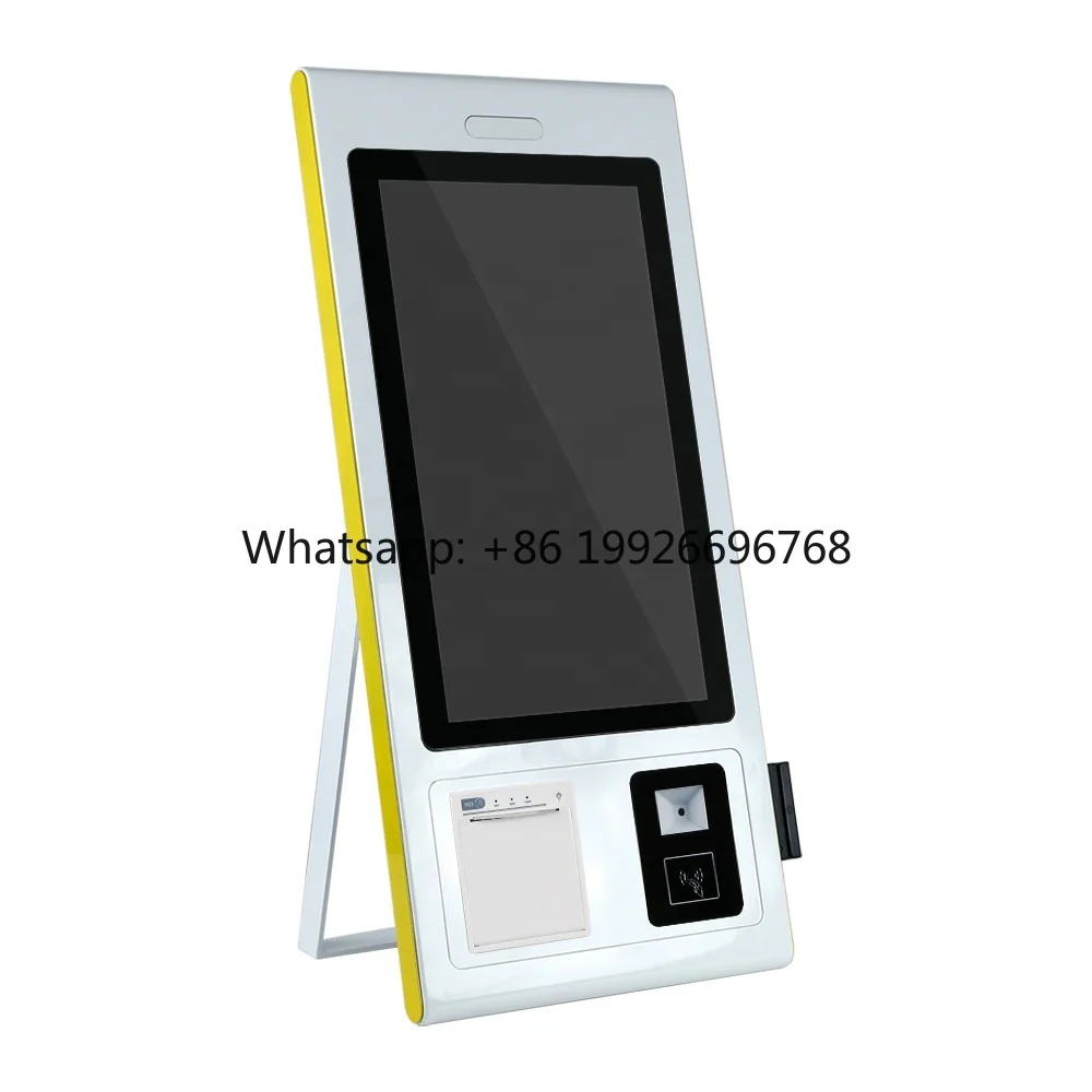 Self Ordering Payment Kiosk Touch Checkout Service Terminal Restaurant Fast Food Order Self Order Kiosk in Restaurant