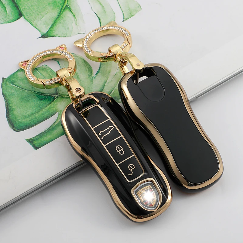 TPU Phnom Penh Car Key Cover Case Shell For for Porsche Panamera Carman Macann Bobst Cayenne 911 970 981 991 996 92A 2017