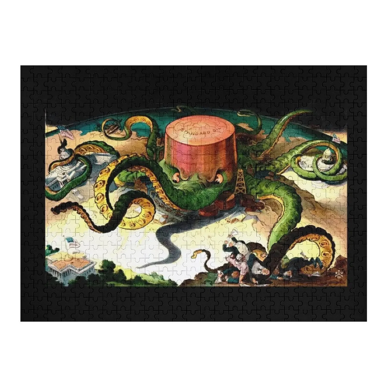 

Standard Oil Octopus: Next! Puzzle — 1904 Puck Magazine Jigsaw Puzzle Woods For Adults Personalised Toys Puzzle