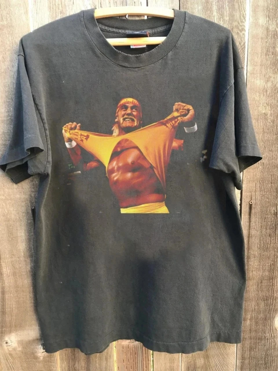 Hulk Hogan Memorial Charcoal Cotton Shirt T-shirt Unisex Men Women Harajuku Men Clothing  Graphic T Shirts