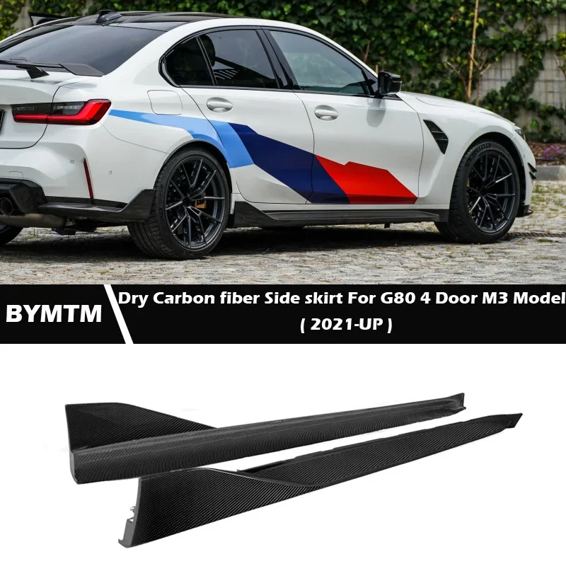 MP Style Dry Carbon fiber Bumper Side skirt For G80 M3 G82 G83 M4