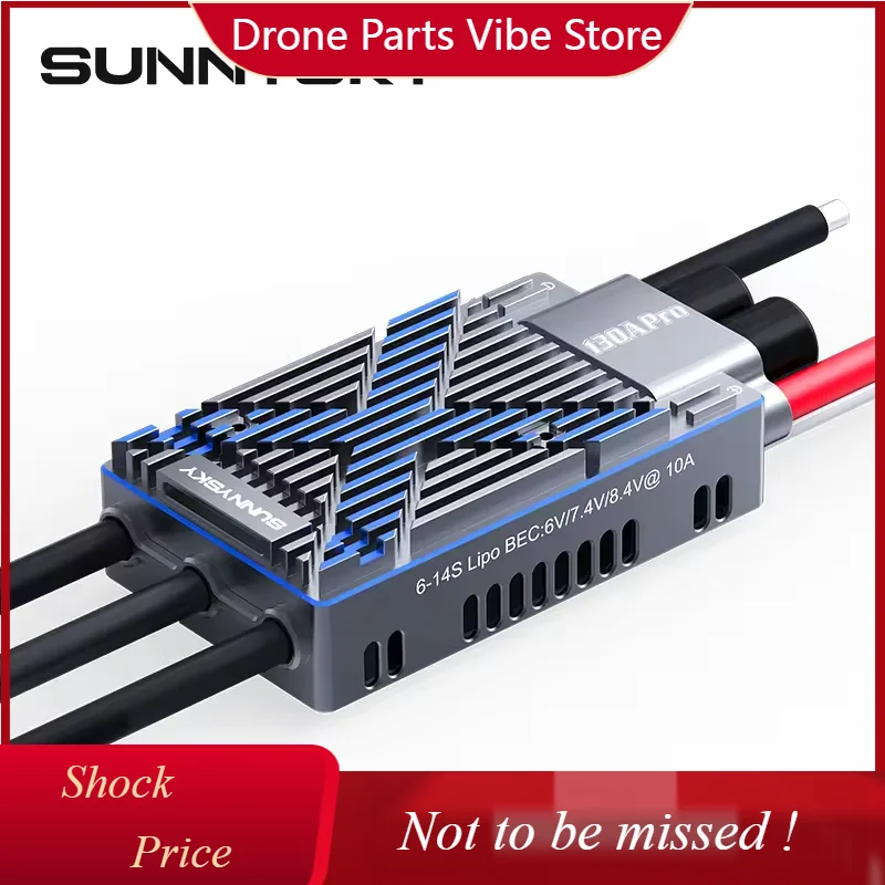 

DPSUNNYSKY X130A HV SBEC Speed Controller 6-14S X130A ESC For RC30-40CC 3D F3A Fixed-Wing Aircraft/550-600 Series Helicopter/UAV