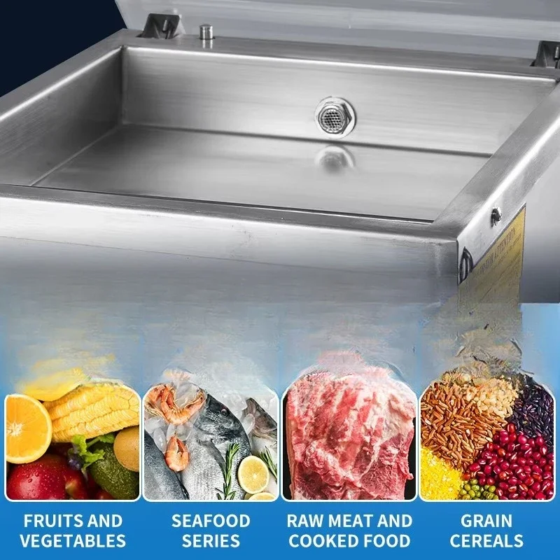 Dz-260c vacuum sealing machine, food, meat, fruit and vegetable vacuum packaging machine