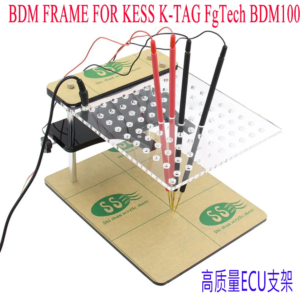 

Multi functional LED BDM Frame bracket ECU read-write table with 4 probe pens BDM100 KESS KTAG high-quality with 4 probes