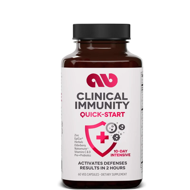 Clinical immunity - immune system support - enhanced antibodies, B+T+NK cells, neutrophils, and giant cell-60 capsules