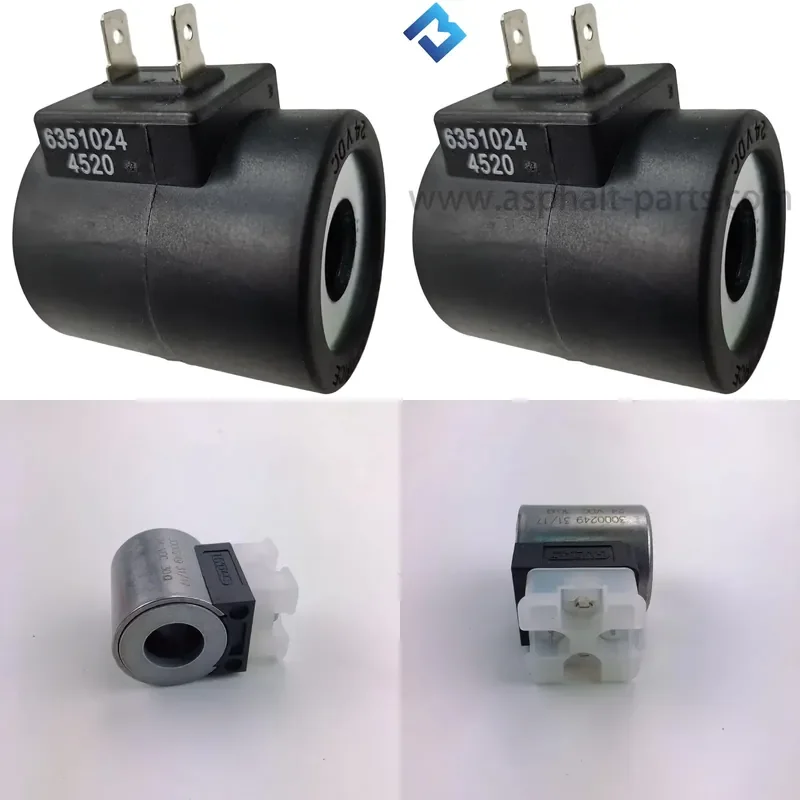 2026 Hot Item Hot Selling Solenoid Valve 24V Coil 6351024520 for Paver Hydraulic System